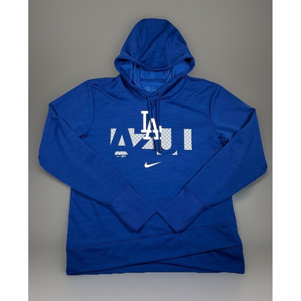 Nike Dri-Fit LA Los Angeles Dodgers Hoodie Pullover Women's Size S Lightweight - Picture 1 of 7